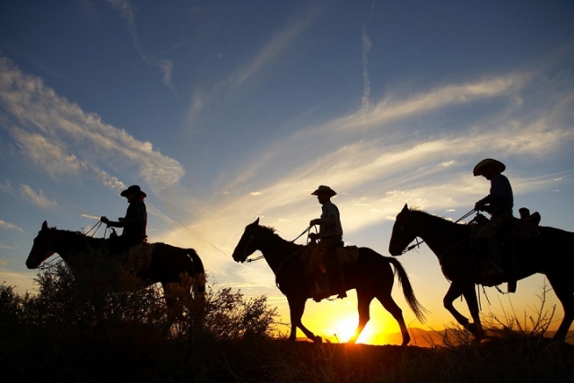 rutas al atardecer